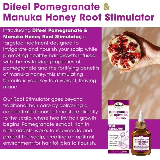Difeel Pomegranate & Manuka Honey Root Stimulator 75ml