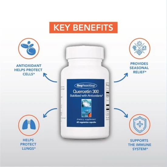 Allergy Research Group Quercetin Capsules 300 Capsules