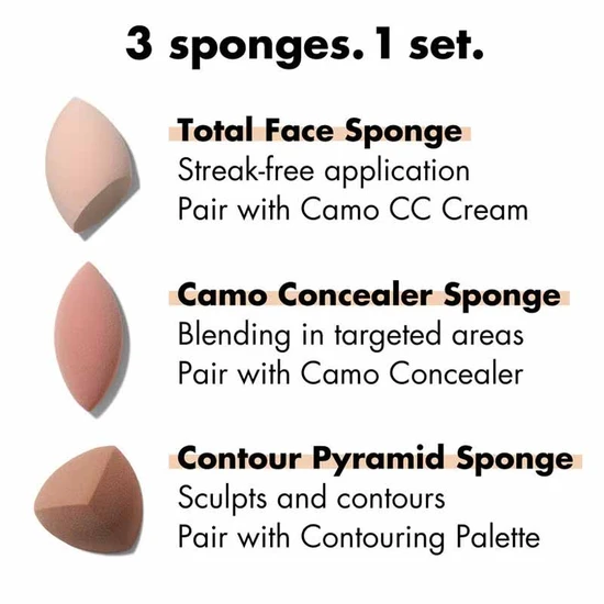 e.l.f. Total Makeup Sponge Set