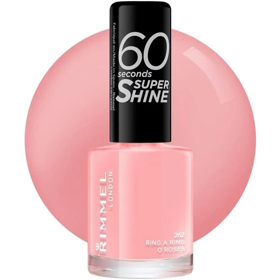 Rimmel 60 Seconds Super Shine Nail Polish 262 Ring A Ring O Roses