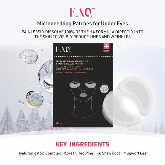 FOREO Microneedling Anti-Wrinkle Hyaluronic Acid Patches For Under Eyes 48g