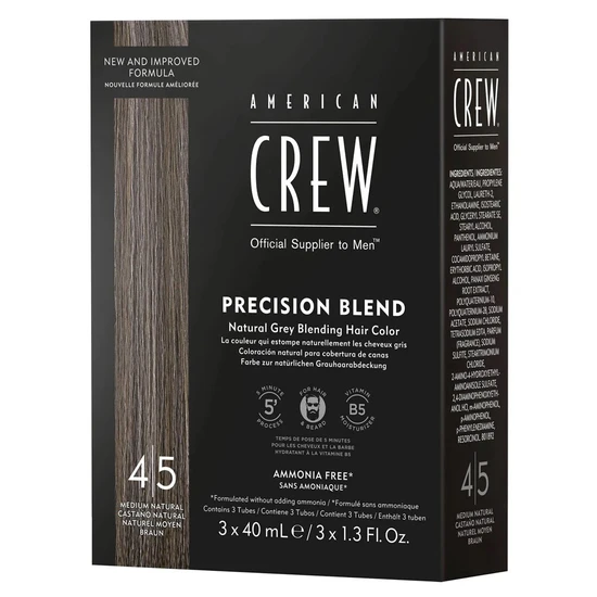 American Crew Precision Blend Hair Colour Set Blend Dark 2/3 3 x40ml