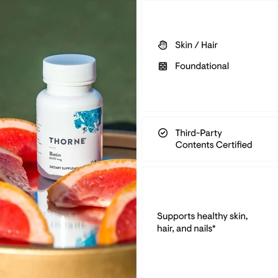 Thorne Biotin Capsules 60 Capsules