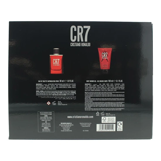 Cristiano Ronaldo CR7 Gift Set 30ml Eau De Toilette + 150ml Shower Gel