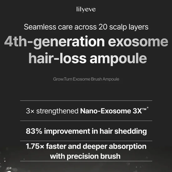 LILYEVE GrowTurn Exosome Brush Ampoule 100ml