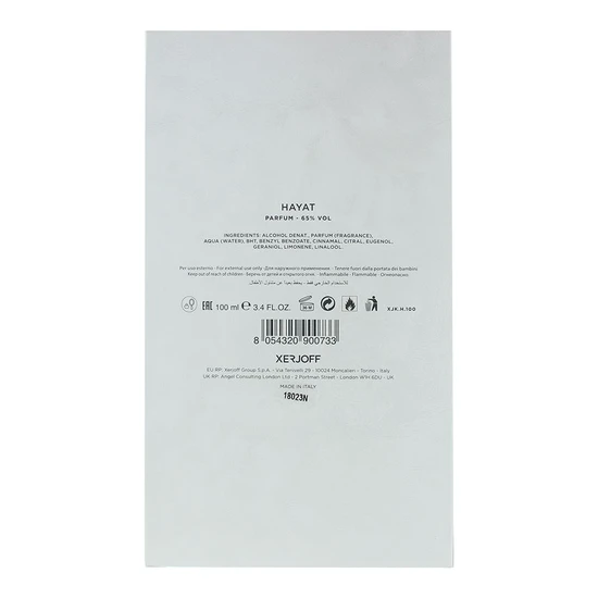 Xerjoff Hayat Eau De Parfum 100ml