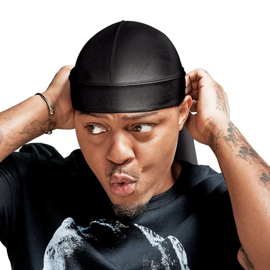 Kiss Bow Wow X Power Wave Extreme Shine Silky Durag Black