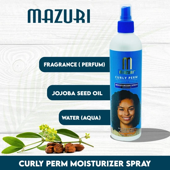 Mazuri Curly Perm Moisturiser Spray 355ml