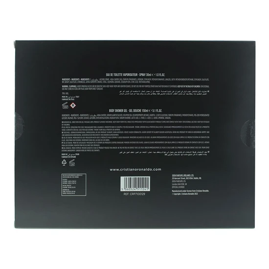 Cristiano Ronaldo CR7 Origins Gift Set 30ml Eau De Toilette + 150ml Shower Gel