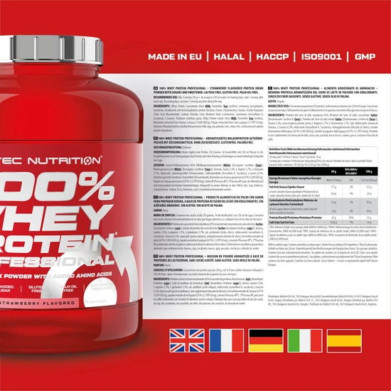 Scitec Nutrition SciTec 100% Whey Protein Professional Strawberry 2350g