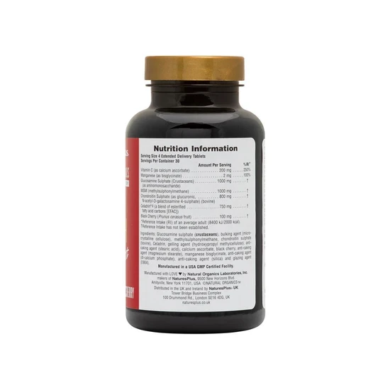 Nature's Plus Triple Strength Ultra Joint Glucosamine/Chondroitin/MSM With Celadrin 120 Tablets