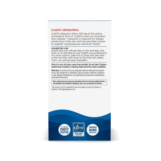 Nordic Naturals Nordic CoQ10 Ubiquinol 100mg - 60 softgels