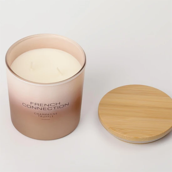 French Connection Metallic Collection Champagne Truffle Candle 322G