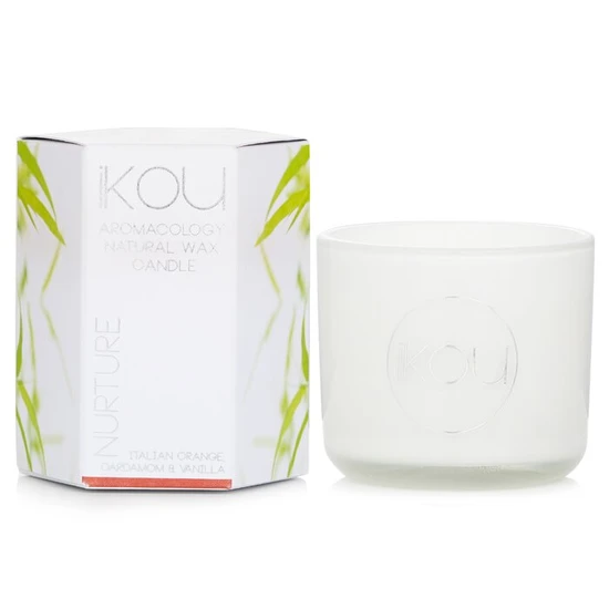iKOU Eco-Luxury Aromacology Natural Wax Candle Glass Nurture 85g
