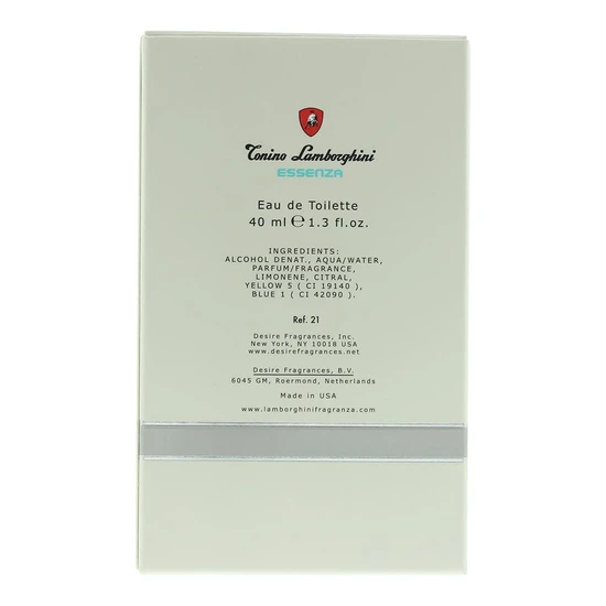 Lamborghini Essenza Eau De Toilette 40ml