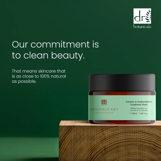 Dr Botanicals Tumeric & Seabuckthorn Treatment Mask 50ml