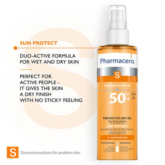 Pharmaceris S Protective Dry Oil SPF 50 Duo-Active Formula