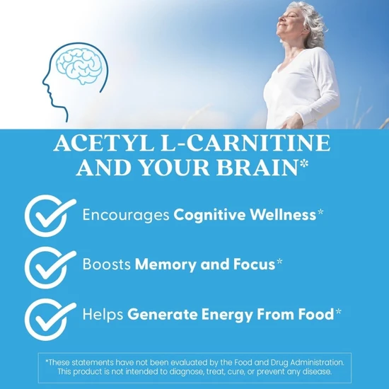 Doctor's Best Acetyl L-Carnitine With Biosint Carnitines 500mg Vegicaps 60 Vegicaps