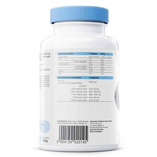 Osavi MCT Oil 1000mg 60 Softgels