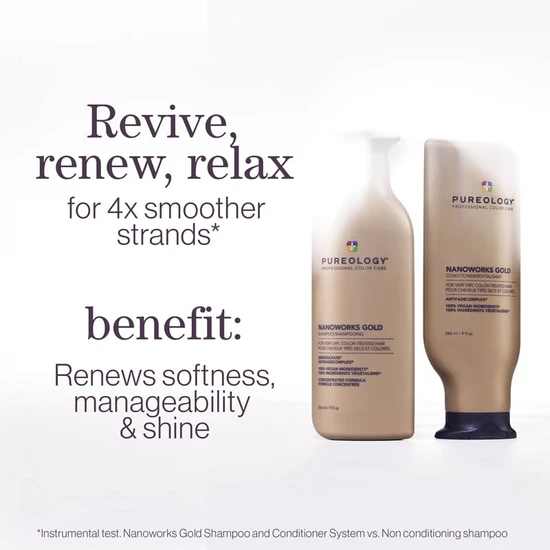 Pureology Nanoworks Gold Shampoo & Conditioner 2 x 1000ml
