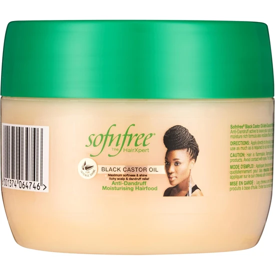 Sofn'Free Black Castor Oil Anti-Dandruff Hair Food 250ml