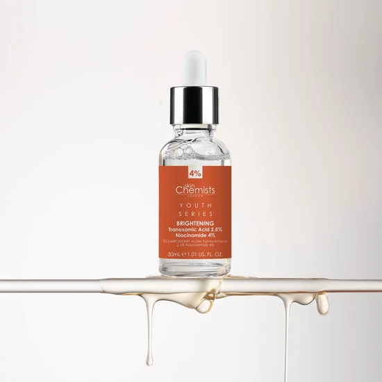 skinChemists Tranexamic Acid 2.5%, Niacinamide 4% Brightening Serum 2 x 30ml