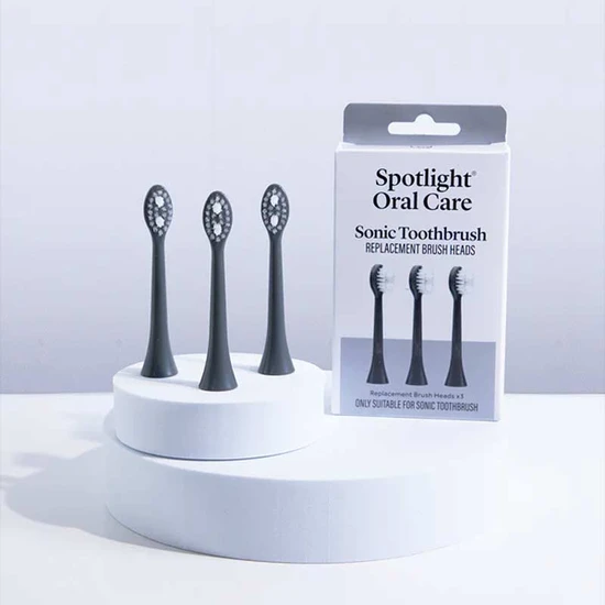 Spotlight Sonic Toothbrush Replacement Heads Graphite