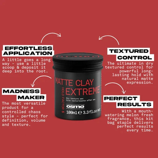Osmo Matte Clay Extreme Dry Texture Wax 25ml