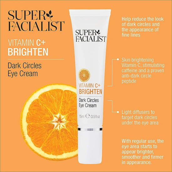 Super Facialist Vitamin C + Brighten Dark Circles Eye Cream 15ml