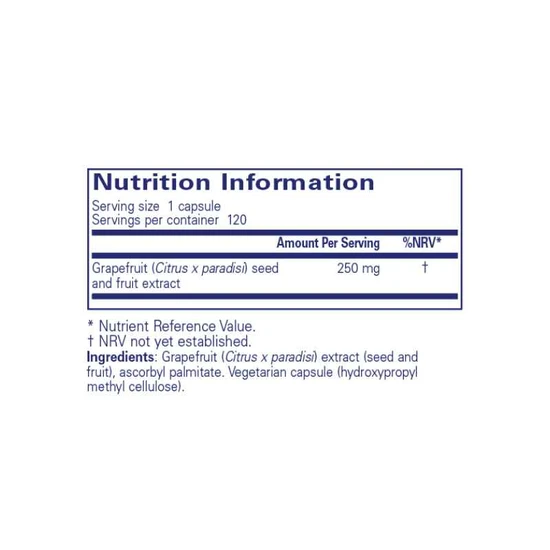 Pure Encapsulations Grapefruit Seed Extract Capsules 120 Capsules