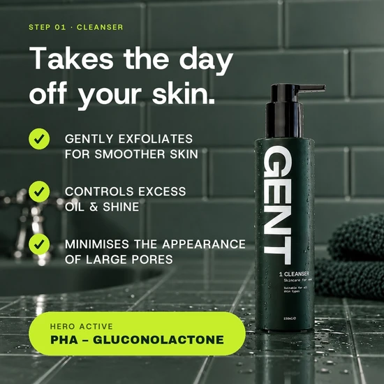 Gent Skincare Men's Face Cleanser