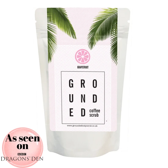 Grounded Body Grapefruit Coffee Full Body Scrub For Dry Skin 200g