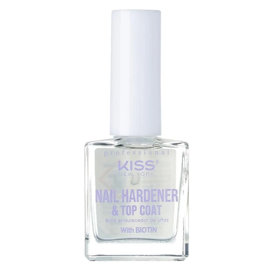 Kiss Nail Hardener & Top Coat With Biotin Instant Shield 13ml
