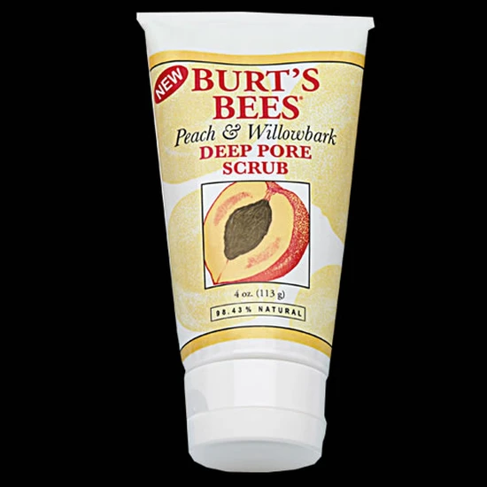 Burt's Bees Peach & Willowbark Deep Pore Scrub 110g