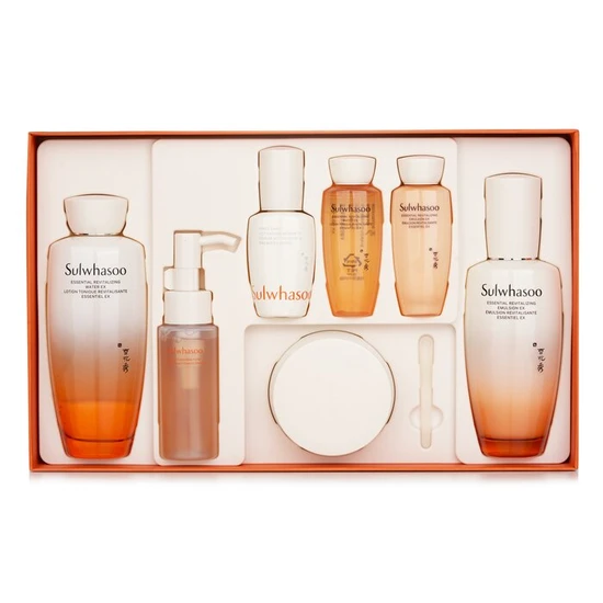 Sulwhasoo Essential Firming Care Set Essential Revitalizing Water EX 150ml+Essential Revitalizing Emulsion EX 125ml+Essential Firming 3pcs