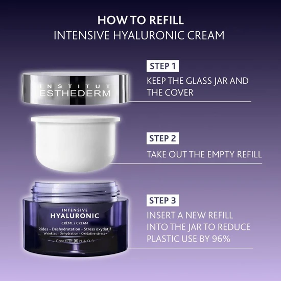 Institut Esthederm Intensive Hyaluronic Cream Anti-Ageing Refill Refill-50ml
