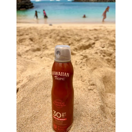 Hawaiian Tropic Glowing Protection Beautiful Tan Dry Oil Spray SPF 30 180ml