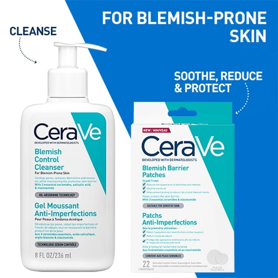CeraVe Blemish Control Clay To Foam Cleanser For Blemish Prone Skin