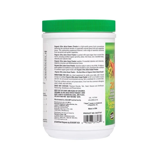 Nature's Plus Ultra Juice Organic Green Drink 300g