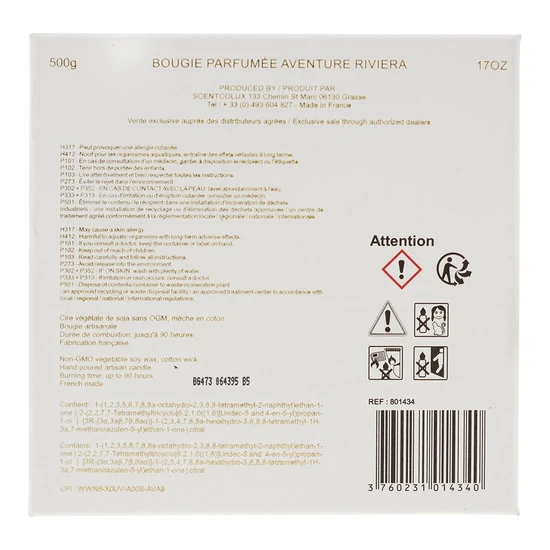 M. Micallef Aventure Riviera Candle 500ml