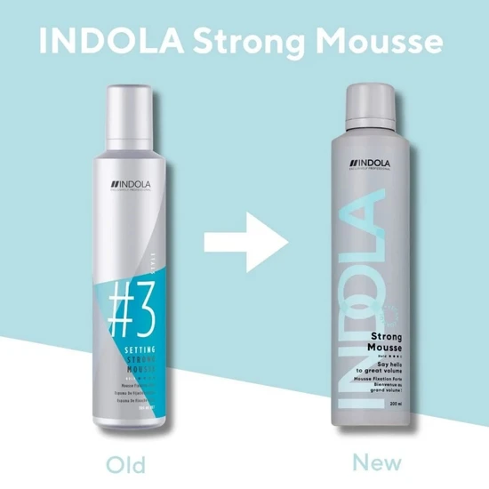Indola Professional Vegan Strong Mousse Fixation Forte 200ml