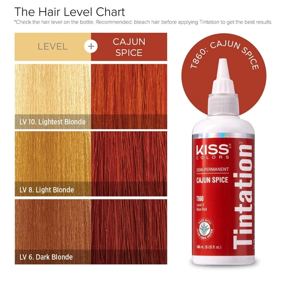 Kiss Colours Tintation Semi Permanent Cajun Spice T860