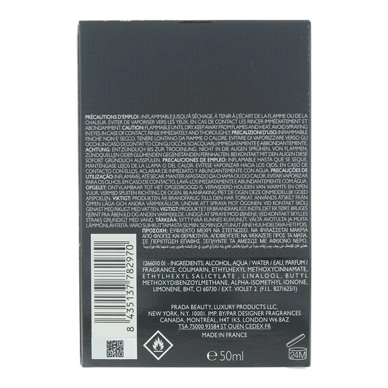 Prada Luna Rossa Black Eau De Parfum 50ml