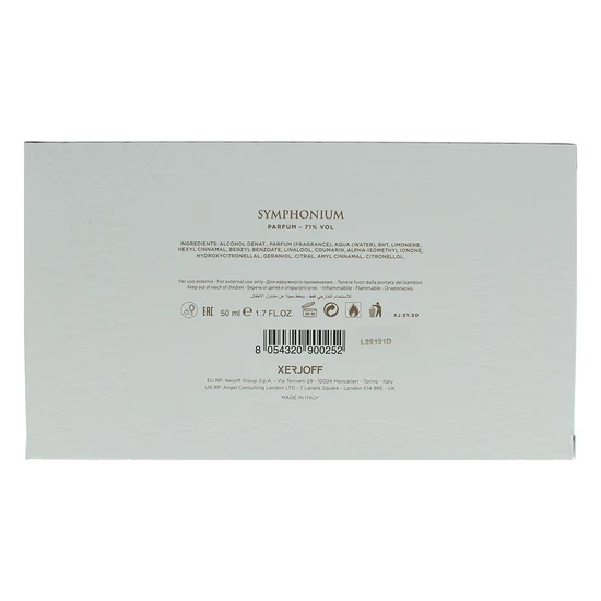 Xerjoff 17/17 Symphonium Eau De Parfum 50ml