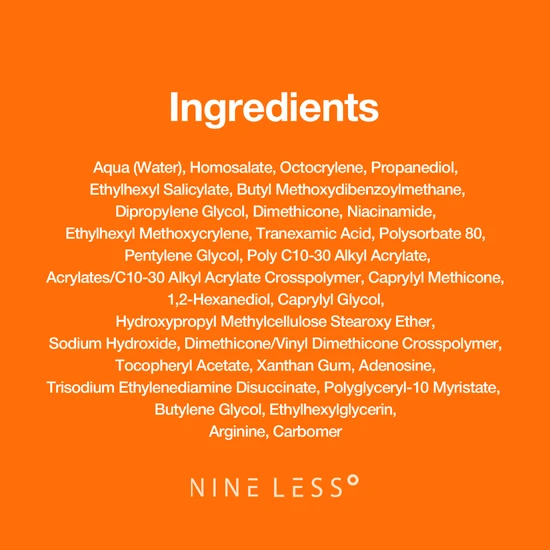 NINE LESS MELA-PRO TXA Sunscreen 100ml