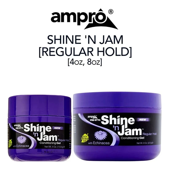 Ampro Shine 'n Jam Conditioning Gel Regular Hold 4oz