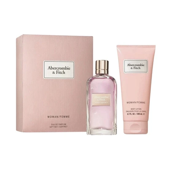 Abercrombie & Fitch First Instinct For Her Gift Set 100ml Eau De Parfum + 200ml Body Lotion