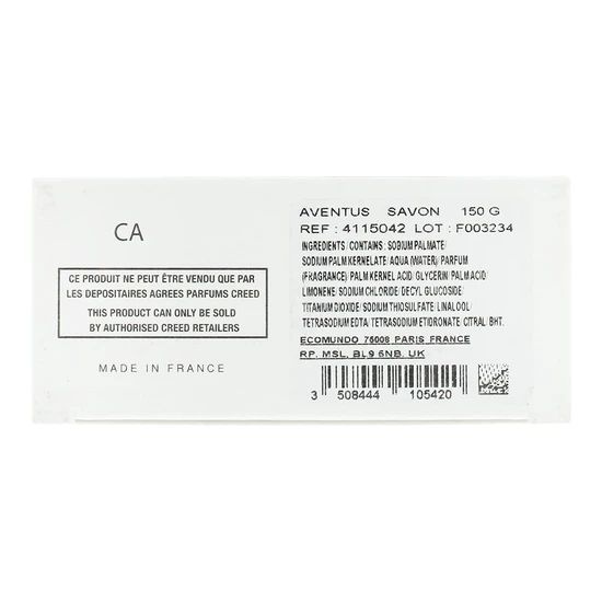 Creed Aventus Soap 150g