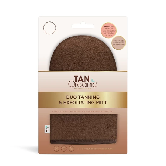 TanOrganic Duo Tanning & Exfoliating Mitt Glove