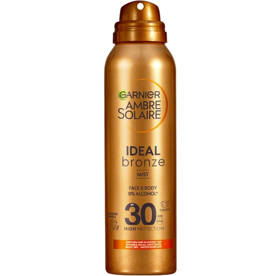 Garnier Ambre Solaire Ideal Bronze Face Body Mist SPF 30 150ml